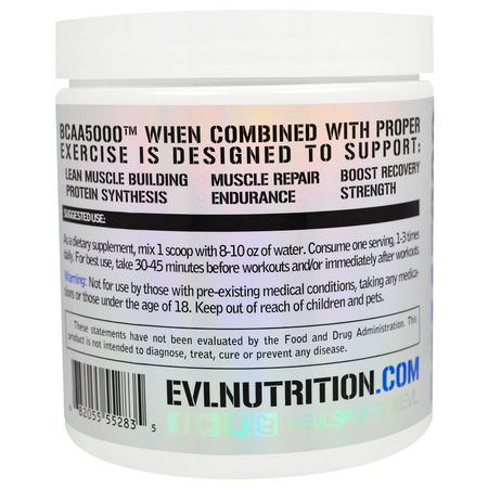 EVLution Nutrition BCAA - Bcaa, Aminosyror, Kosttillskott