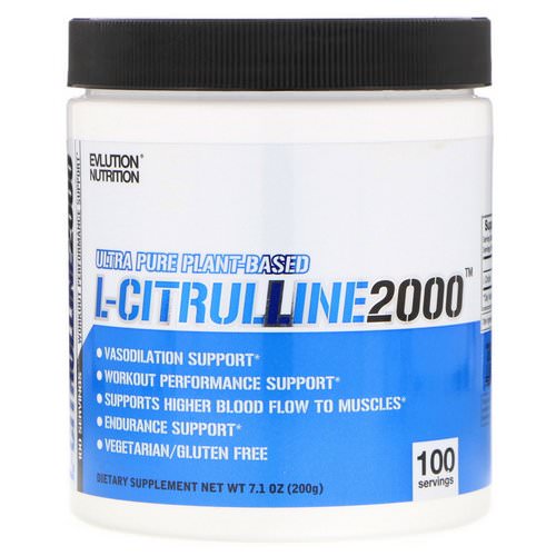 EVLution Nutrition, L-Citrulline 2000, 7.1 oz (200 g) Review
