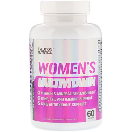 EVLution Nutrition, Women's Multivitamin, 120 Tablets Review
