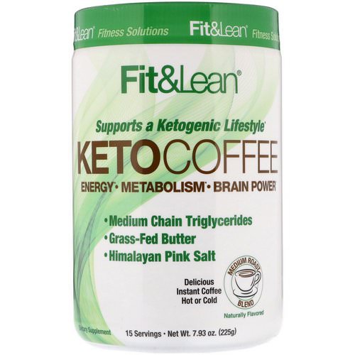Fit & Lean, Keto Coffee, 7.93 oz (225 g) Review