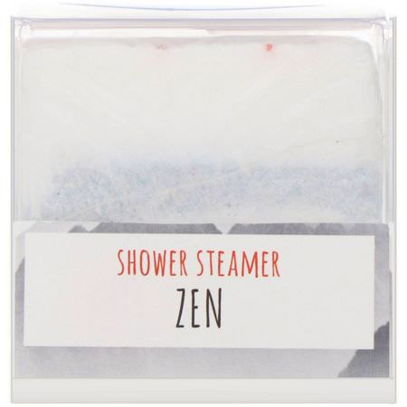 Aromaterapi, Dusch, Bad: Fizz & Bubble, Shower Steamer, Zen, 3.8 oz (108 g)