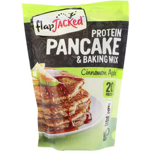 FlapJacked, Protein Pancake & Baking Mix, Cinnamon Apple, 12 oz (340 g) Review