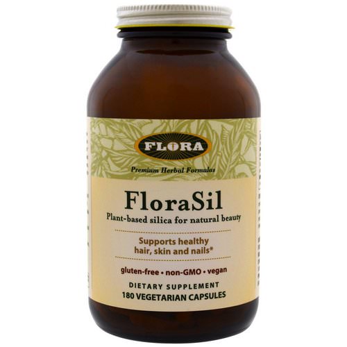 Flora, FloraSil, Plant Based Silica for Natural Beauty, 180 Veggie Caps Review