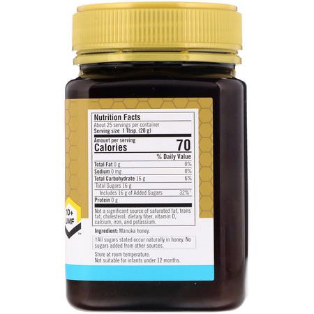 Manuka Honung, Biprodukter, Kosttillskott: Flora, Manuka Honey, MGO 250+, 17.6 oz (500 g)