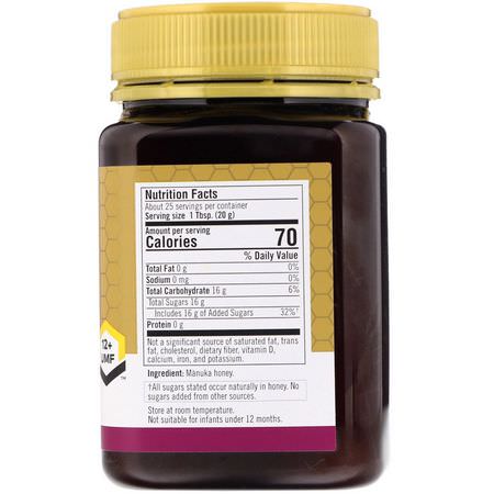 Manuka Honung, Biprodukter, Kosttillskott: Flora, Manuka Honey, MGO 400+, 17.6 oz (500 g)
