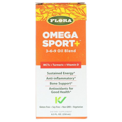 Flora, Omega Sport +, 3-6-9 Oil Blend, 8.5 fl oz (250 ml) Review