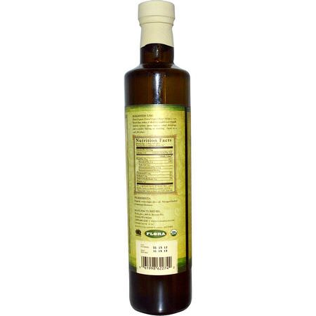 Olivolja, Vinjärser, Oljor: Flora, Organic Extra Virgin Olive Oil, 17 fl oz (500 ml)