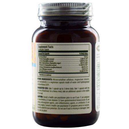 Digestive Enzymer, Digestion, Supplements: Flora, Udo's Choice, Enzyme Blend, 90 Veggie Caps