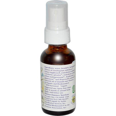 Blomma, Homeopati, Örter: Flower Essence Services, Grace, Flower Essence & Essential Oil, 1 fl oz (30 ml)