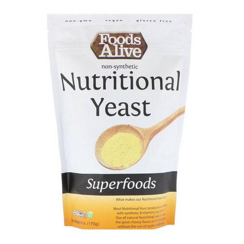 Foods Alive, Superfoods, Nutritional Yeast, 6 oz (170 g) Review