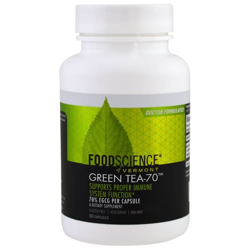 FoodScience, Green Tea-70, 60 Capsules Review