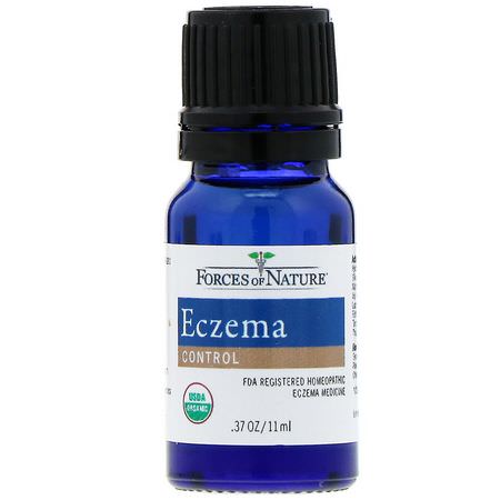 Forces of Nature Eczema Homeopathy Formulas - Homeopati, Örter, Eksem, Hudbehandling