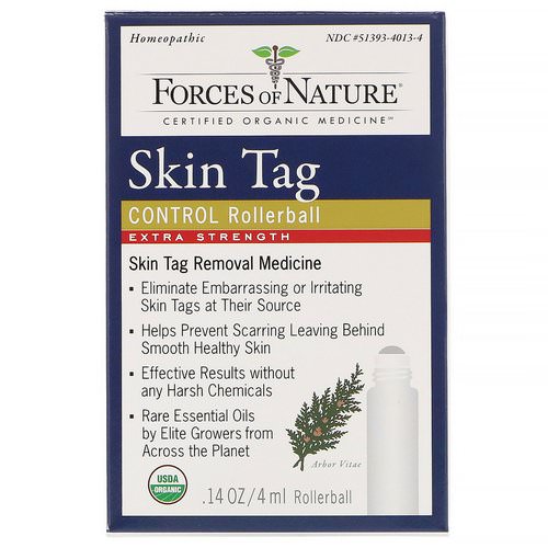 Forces of Nature, Skin Tag Control, Extra Strength, Rollerball, 0.14 oz (4 ml) Review