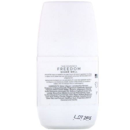 Deodorant, Bath: Freedom, Natural Roll-On Deodorant, Coco Van, 2 oz (60 ml)