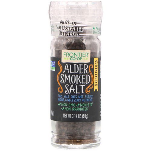 Frontier Natural Products, Alder Smoked Salt, Gourmet Salt Grinder, 3.17 oz (90 g) Review