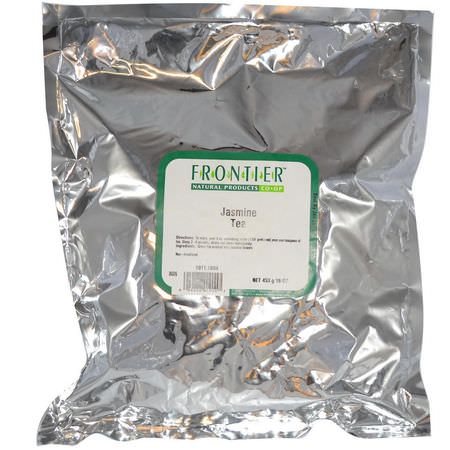 Grönt Te: Frontier Natural Products, Jasmine Tea, 16 oz (453 g)