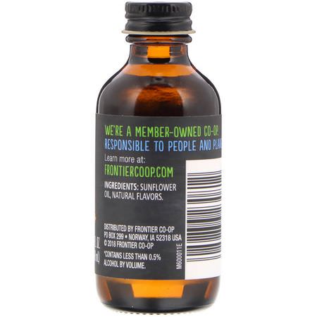 Extrakt, Smaker, Blandningar, Mjöl: Frontier Natural Products, Maple Flavor, Non-Alcoholic, 2 fl oz (59 ml)