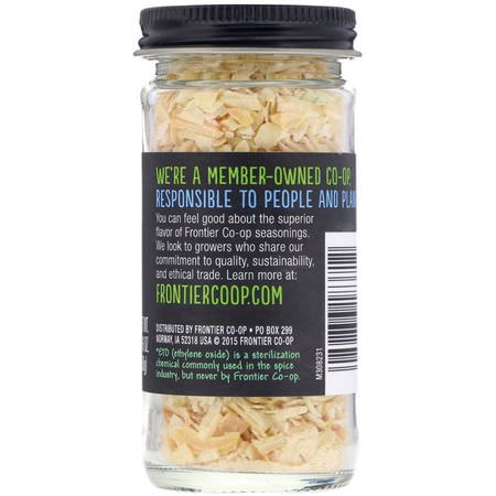 Lök, Kryddor, Örter: Frontier Natural Products, Onion Flakes, 1.76 oz (50 g)