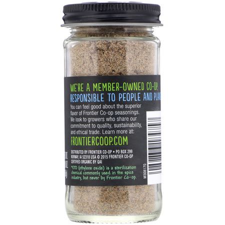 Kardemumma, Kryddor, Örter: Frontier Natural Products, Organic Cardamom Seed, Ground, 2.08 oz (58 g)