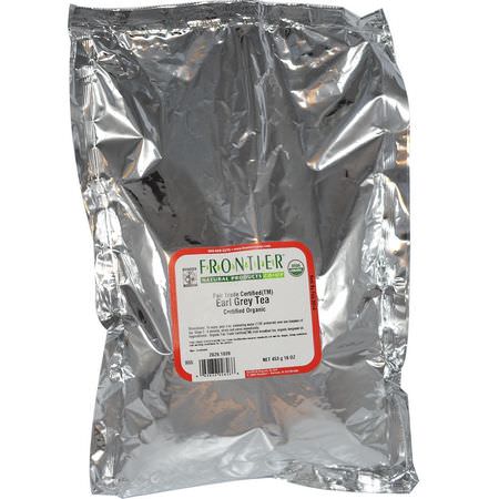 Black Tea, Earl Grey Tea: Frontier Natural Products, Organic Earl Grey Tea, 16 oz (453 g)