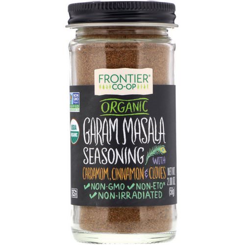 Frontier Natural Products, Organic Garam Masala Seasoning with Cardamon, Cinnamon & Cloves, 2.00 oz (56 g) Review