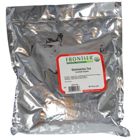 Örtte, Grönt Te: Frontier Natural Products, Organic Genmaicha Tea, 16 oz (453 g)