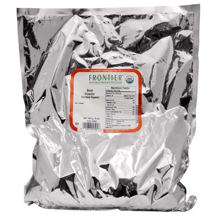 Betor, Superfoods, Greener, Kosttillskott: Frontier Natural Products, Organic Powdered Beet, 16 oz (453 g)