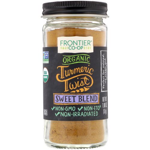 Frontier Natural Products, Organic Turmeric Twist, Sweet Blend, 1.80 oz (51 g) Review