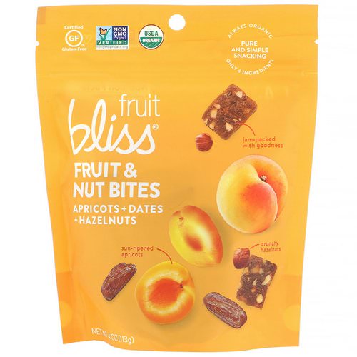 Fruit Bliss, Fruit & Nut Bites, Apricot + Dates + Hazelnuts, 4 oz (113 g) Review