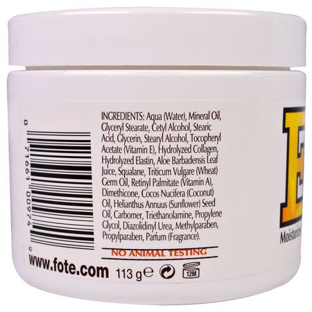 Vitamin E-Oljor, Massageoljor, Kropp, Lotion: Fruit of the Earth, Vitamin E, Skin Care Cream, 4 oz (113 g)