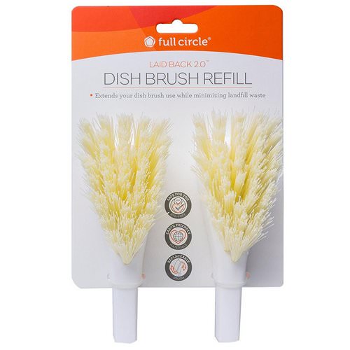Full Circle, Laid Back 2.0, Dish Brush Refills, 2 Brush Refills Review