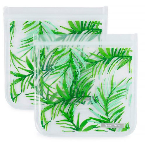 Full Circle, ZipTuck, Reusable Sandwich Bags, Palm Leaves, 2 Bags Review