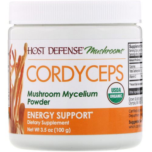 Fungi Perfecti, Cordyceps, Mushroom Mycelium Powder, Energy Support, 3.5 oz (100 g) Review