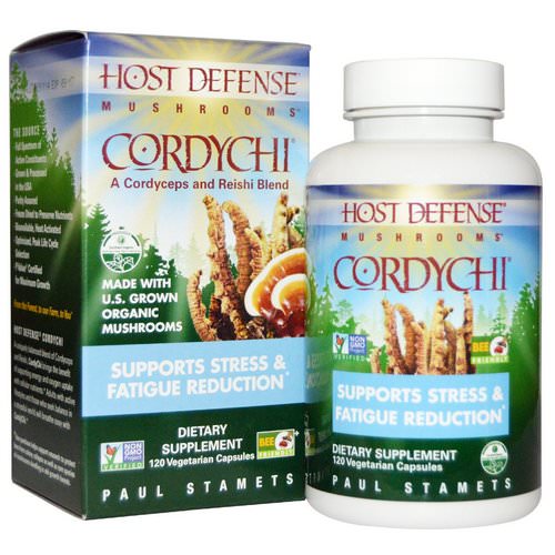 Fungi Perfecti, Cordychii, Supports Stress & Fatigue Reduction, 120 Veggie Caps Review