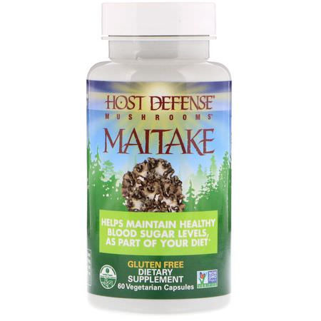Fungi Perfecti Host Defense Maitake - Maitake, Champinjoner, Kosttillskott