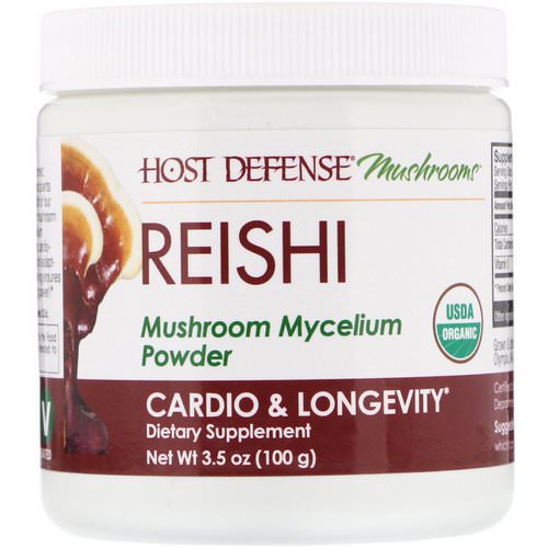 Fungi Perfecti, Reishi, Mushroom Mycelium Powder, Cardio & Longevity, 3.5 oz (100 g) Review