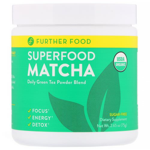 Further Food, Superfood Matcha, 2.65 oz (75 g) Review