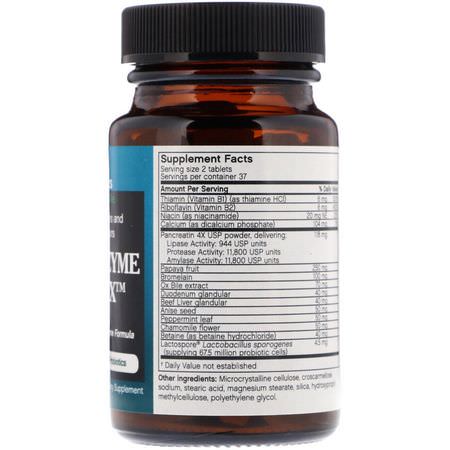 Digestive Enzymer, Digestion, Supplements: FutureBiotics, Daily Enzyme Complex, 75 Tablets