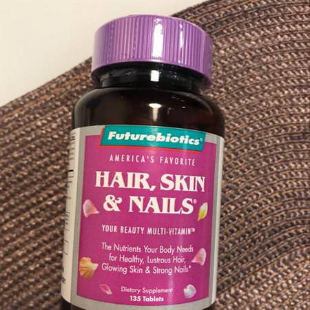 FutureBiotics Hair Skin Nails Formulas - Naglar, Hud, Hår, Kosttillskott