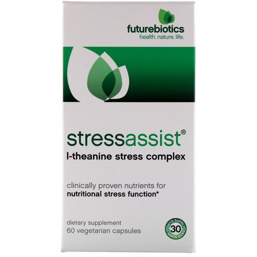 FutureBiotics, Stressassist, L-Theanine Stress Complex, 60 Veggie Caps Review