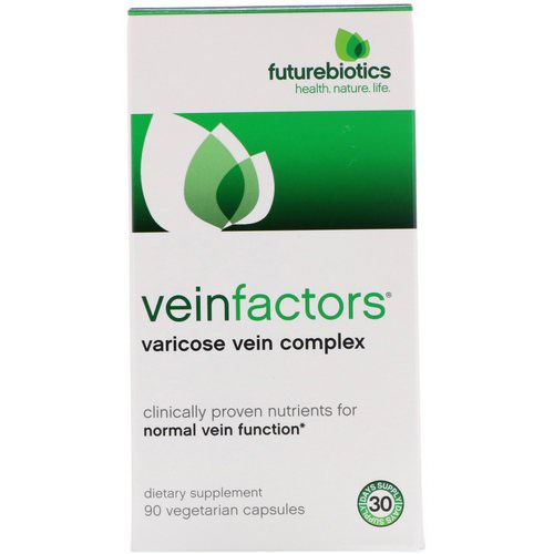 FutureBiotics, VeinFactors, Varicose Vein Complex, 90 Vegetarian Capsules Review
