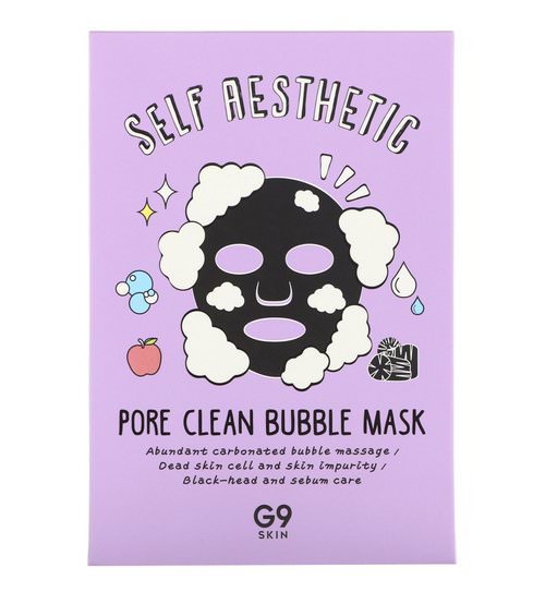 G9skin, Self Aesthetic, Pore Clean Bubble Mask, 5 Masks, 0.78 fl oz (23 ml) Each Review