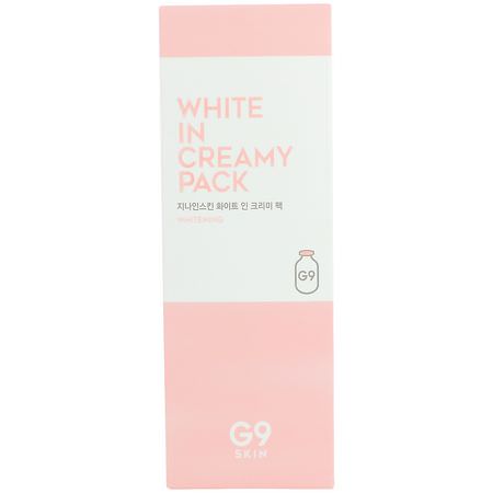 K-Beauty Moisturizers, Krämer, Ansiktsfuktare, Skönhet: G9skin, White In Creamy Pack, 200 ml