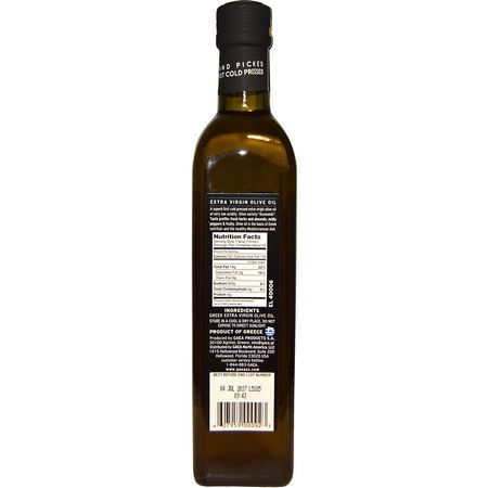 Olivolja, Vingrön, Oljor: Gaea, Greek, Extra Virgin Olive Oil, 17 fl oz (500 ml)