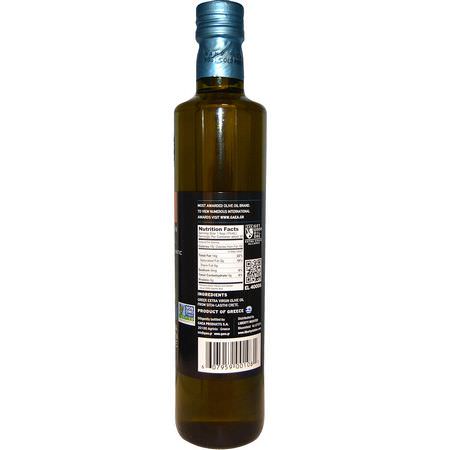 Olivolja, Vingrön, Oljor: Gaea, Green & Fruity, Extra Virgin Olive Oil, 17 fl oz (500 ml)