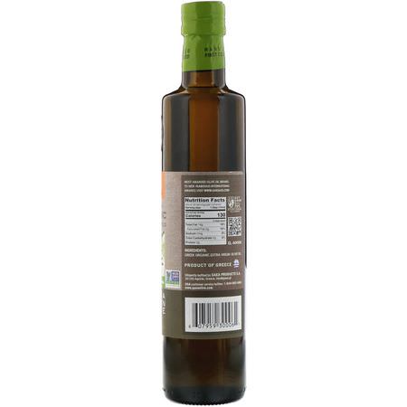 Olivolja, Vinjärser, Oljor: Gaea, Organic Extra Virgin Olive Oil, 17 fl oz (500 ml)
