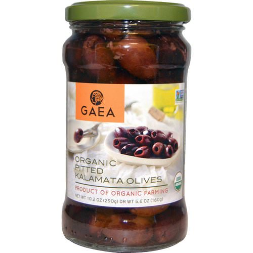 Gaea, Organic Pitted Kalamata Olives, 10.2 oz (290 g) Review