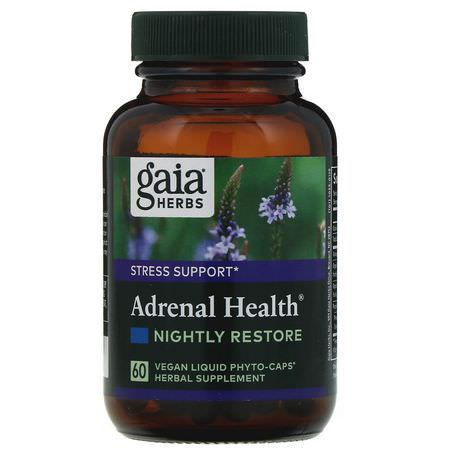 Gaia Herbs Adrenal Stress Formulas - Stress, Binjurar, Kosttillskott