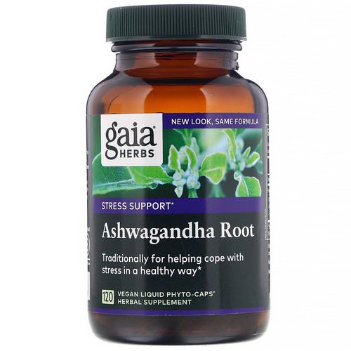 Gaia Herbs, Ashwagandha Root, 120 Vegan Liquid Phyto-Caps Review