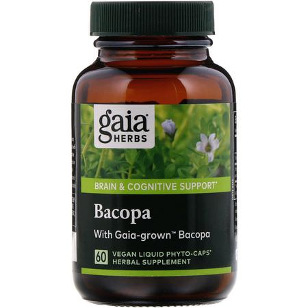 Gaia Herbs Bacopa - Bacopa, Adaptogens, Homeopati, Örter